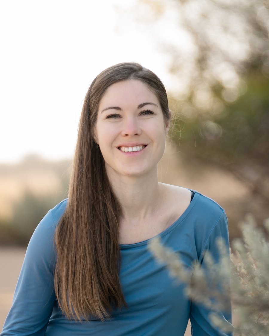 Susan Conradie, registered dietitian, outdoors at golden hour